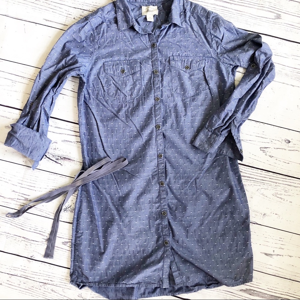 G.H. BASS & CO l Medium denim shirt dress